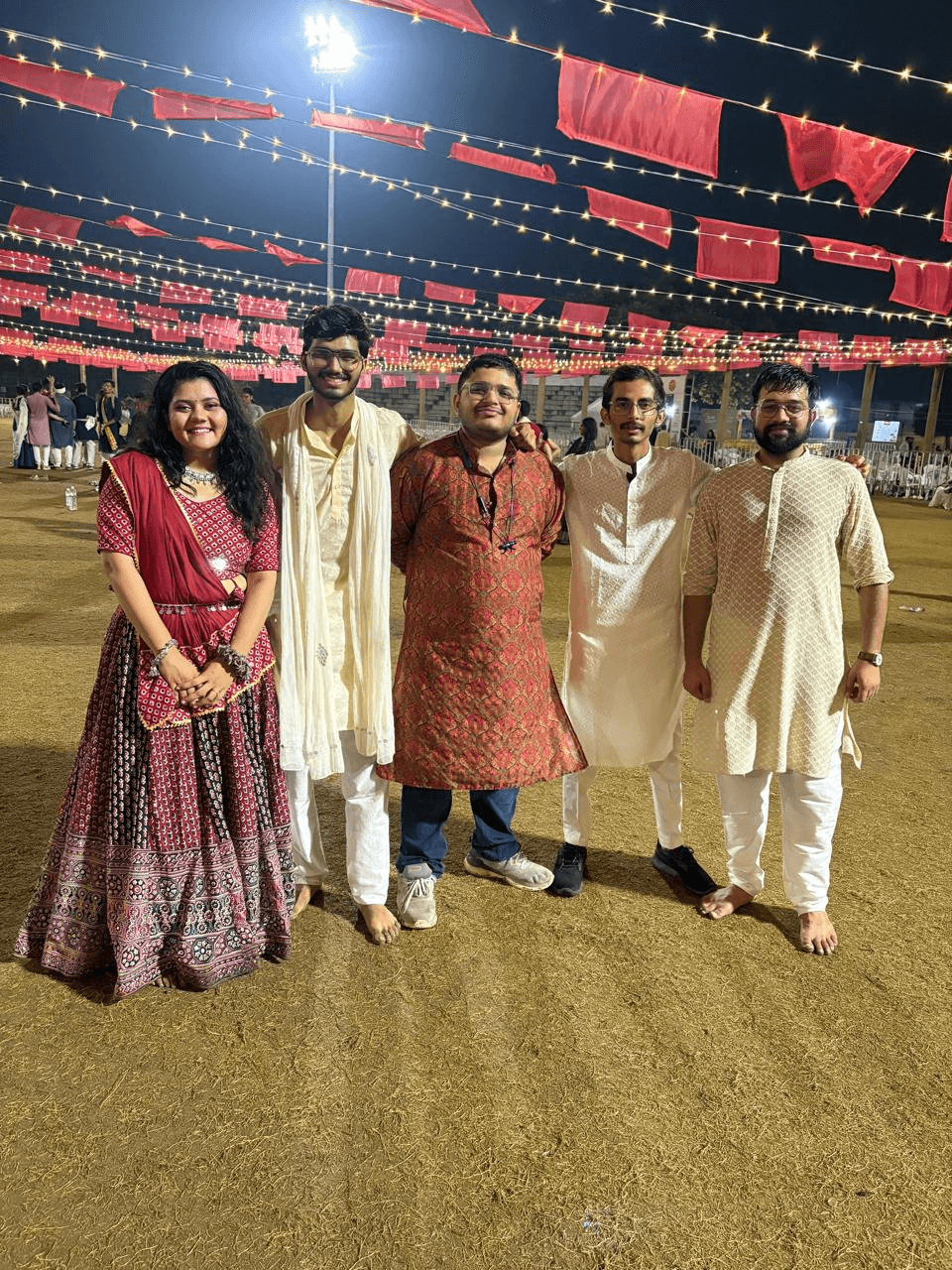 Passdn team at Navratri Garba night in traditional ethnic wear
